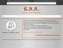 Tablet Screenshot of gssbvba.be